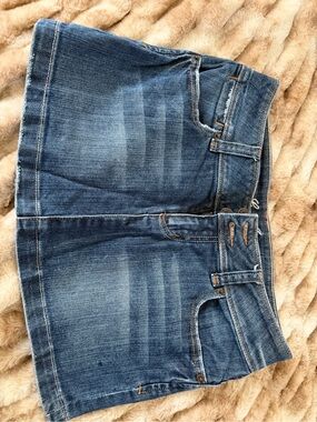 Guess Blue Denim Mini Skirt